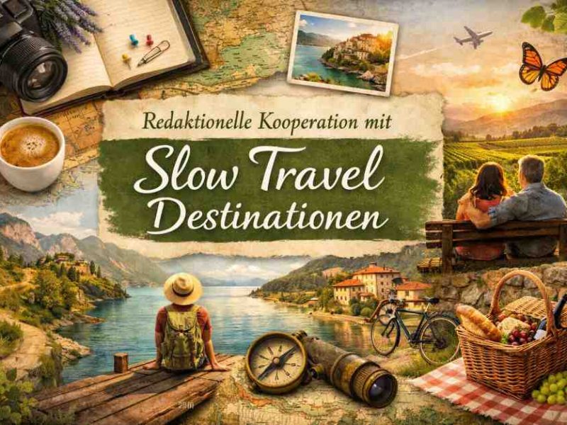 Redaktionelle Kooperation mit Slow Travel Destinationen