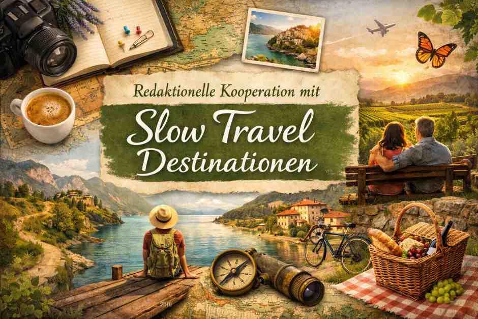 Redaktionelle Kooperation mit Slow Travel Destinationen
