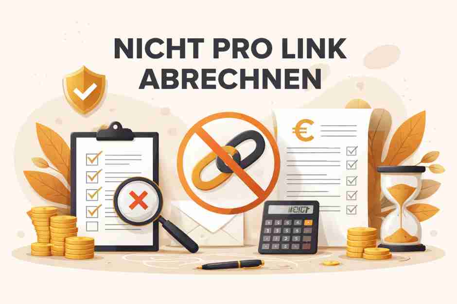 Warum wir nicht pro Link abrechnen
