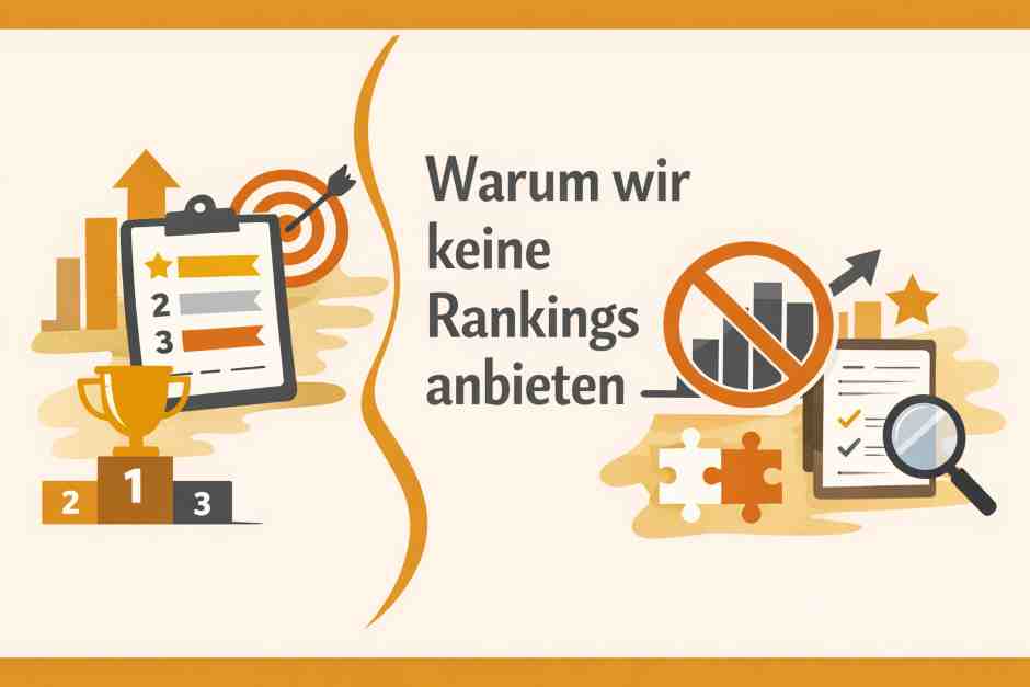 Warum wir keine Rankings anbieten