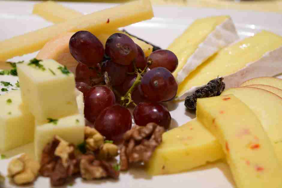 Käseplatte im Hotel Vier Jahreszeiten in Loipersdorf