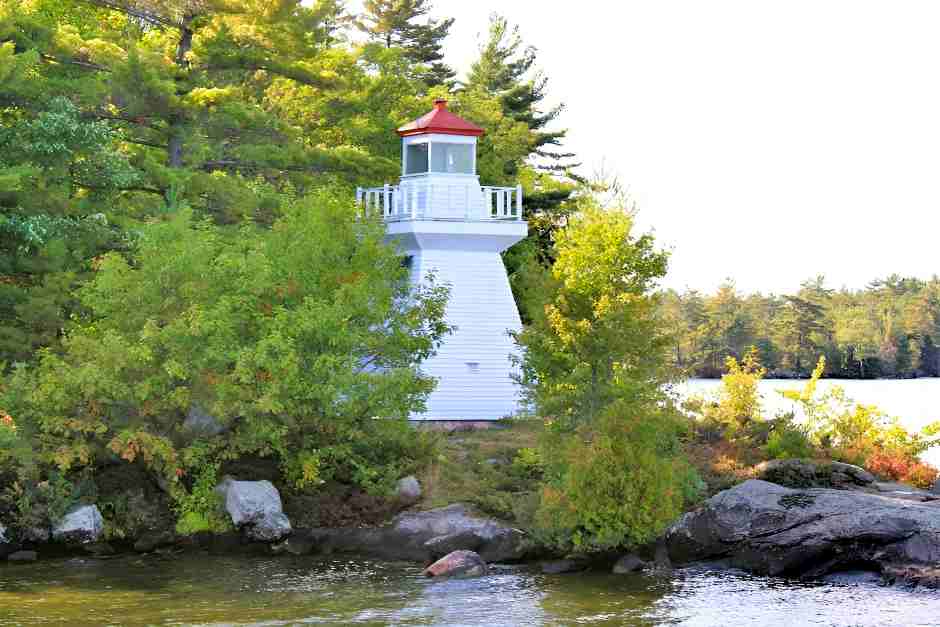 Leuchtturm am Muskoka Lake