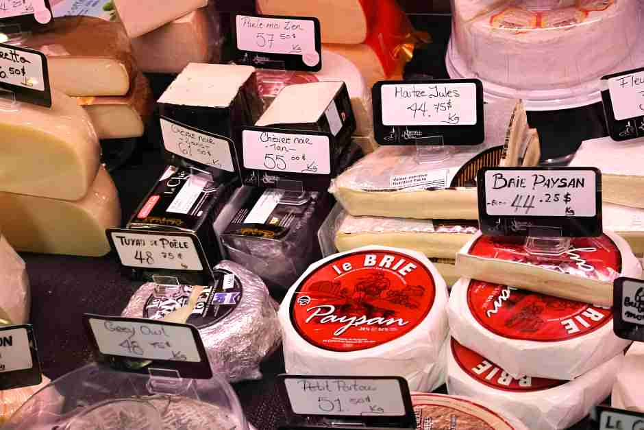 Käse im Marche Jean Talon