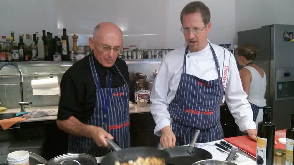 Petar lernt Kochen in Österreich