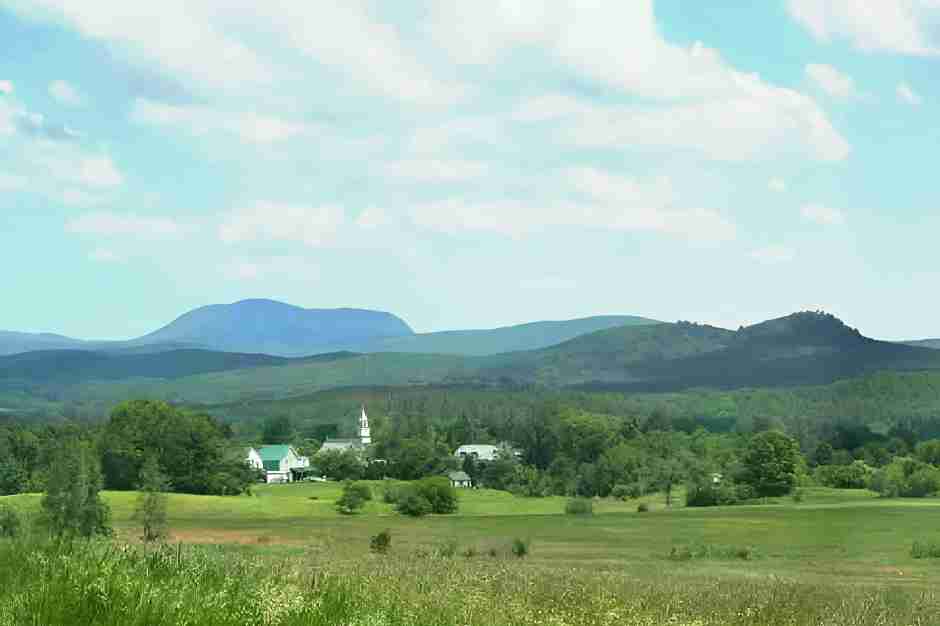 Auf der Fahrt in die Eastern Townships in Quebec
