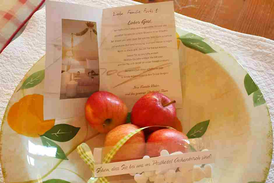 Ein nettes Willkommen sorgt für Wohlgefühl 