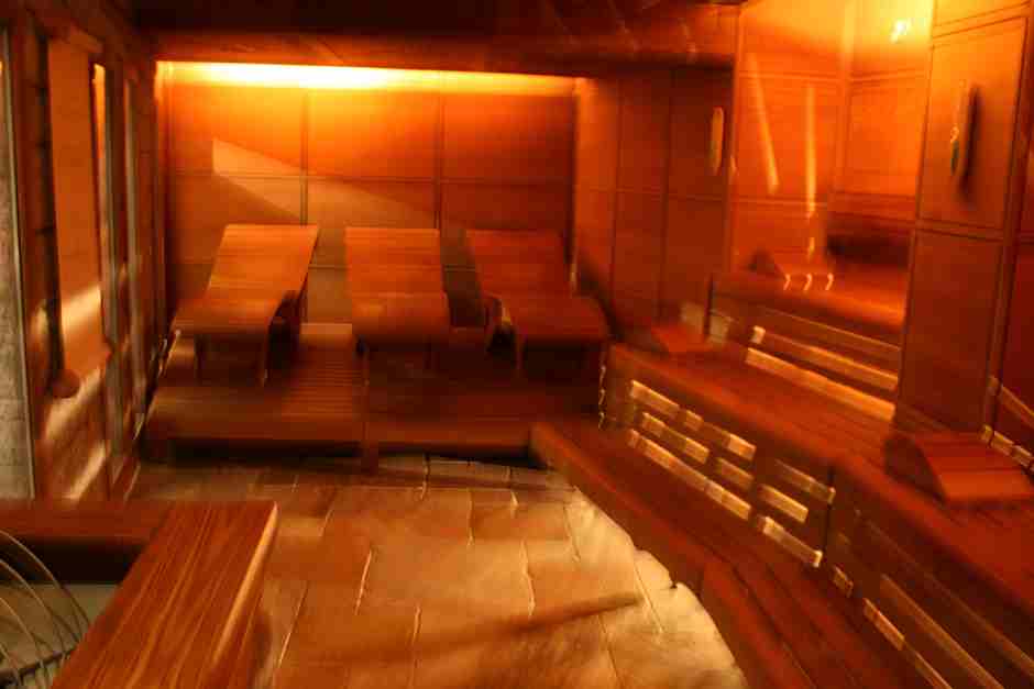 Eine versteckte Sauna