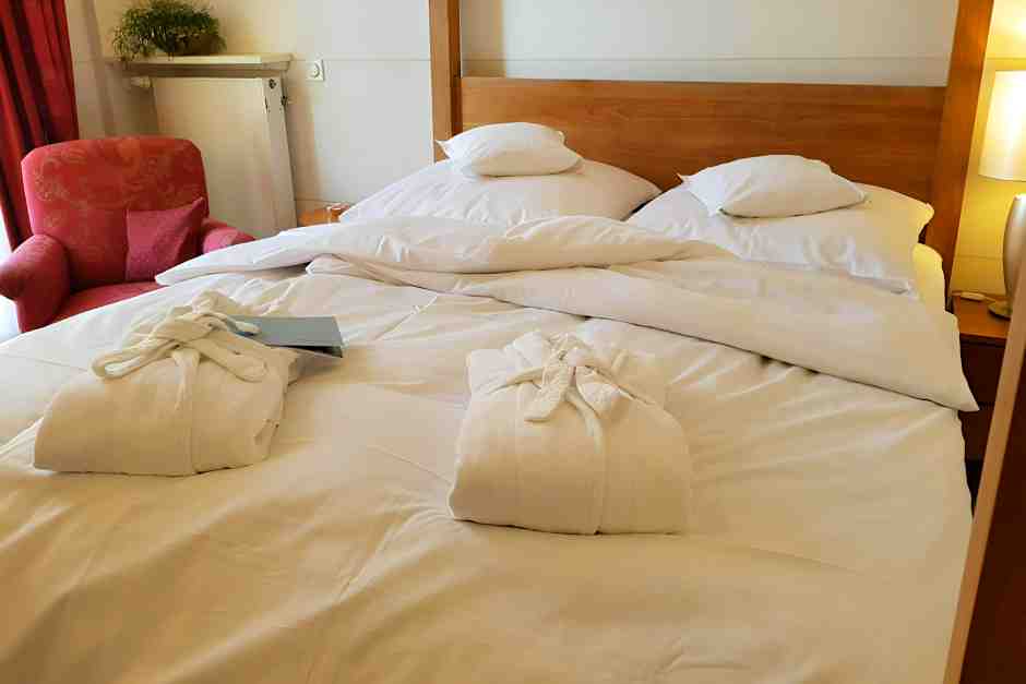 In einem Wellnesshotel in Franken