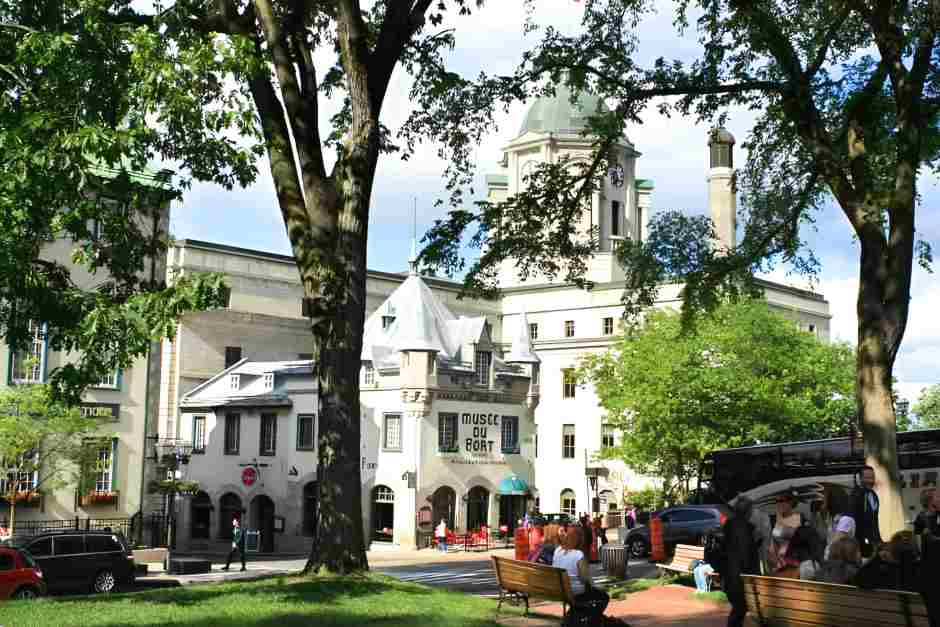 Parkplätze in der Altstadt von Quebec City sind rar